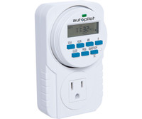 Autopilot 7-Day Grounded Digital Programmable Timer TM01715