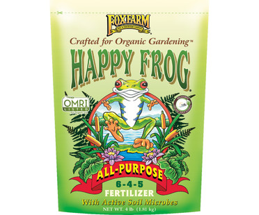 FoxFarm Happy Frog All Purpose Dry Fertilizer 4 lb bag FX14620