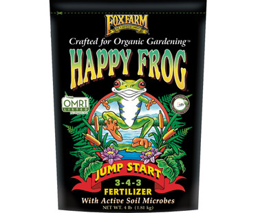 FoxFarm Happy Frog Jump Start Dry Fertilizer 4 lb bag FX14670