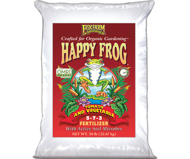 FoxFarm Happy Frog Tomato and Vegetable Dry Fertilizer 50 lb bag FX14695
