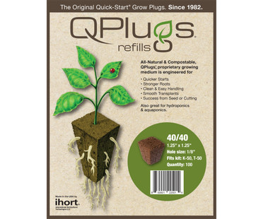 IHORT IHORT QPLUG Cubes, bag of 100 IHQPC100