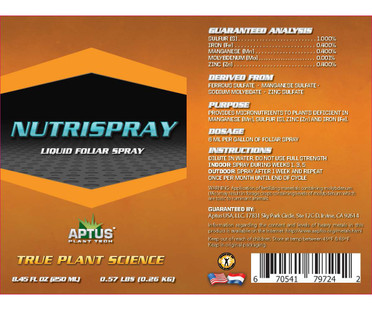 Aptus Aptus Nutrispray 250ml AP40005