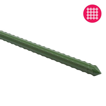 2 Steel Stake Plant Support - Green 20-pack - 3/8 THICK