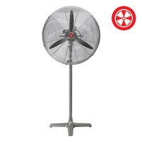 26 F5 Industrial Oscillating Pedestal Stand Fan
