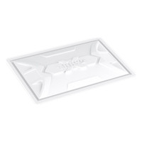 X-Trays Res Lid 100 Gal White