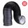 8 Light Proof Black Ducting