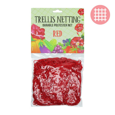 5x30 Trellis Netting Red