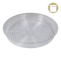 18 Clear Plastic Saucer