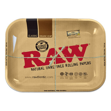 RAW ROLLING TRAY METAL LARGE