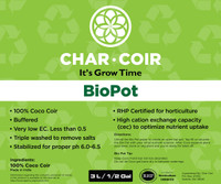 Char Coir Char Coir BioPot, 3L CHCBP3L