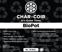 Char Coir Char Coir BioPot, 8L CHCBP8L