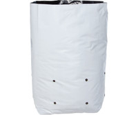 Hydrofarm Grow Bag, White/Black 7 gal, 16 packs of 25 400 HGBW7GAL