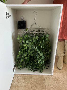 Dealzer Magic Herb Dryer 4.0, 30 plant capacity drying box product in white.