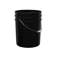 Dealzer 2 Gallon Black Bucket w/ handle