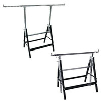 Dealzer Adjustable Saw Horse Tray Stands