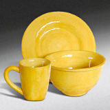 Golden Place Setting