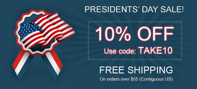 Presidents day Sale 10% off coupon Presidents day sale on printer ink and toner + free shipping offer