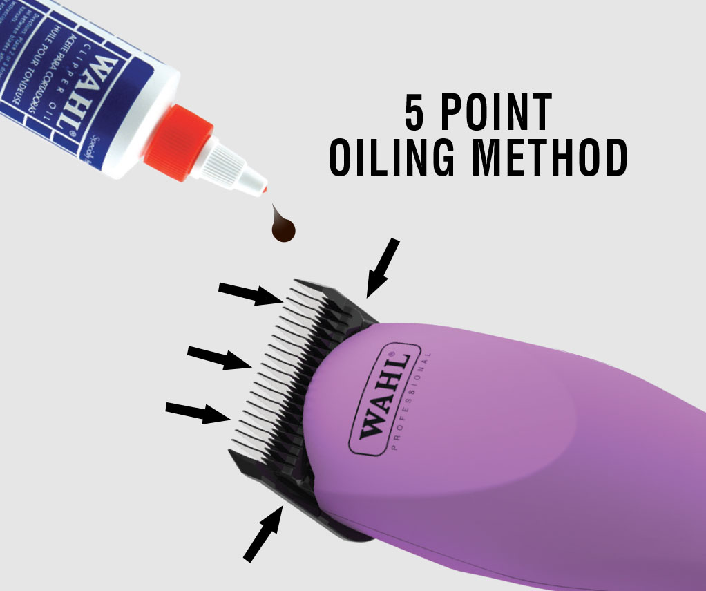 Wahl 5 Point Oiling Method