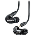 Shure SE215 Sound-Isolating In-Ear Stereo Earphones (Black, SE215-CL clear)