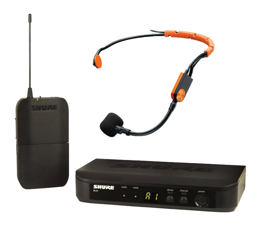 shure glxd14r wireless headset system with sm31