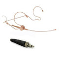 Avl-634-35 Omnidirectional Earhook Tan Headset Microphone 3.5 mm plug