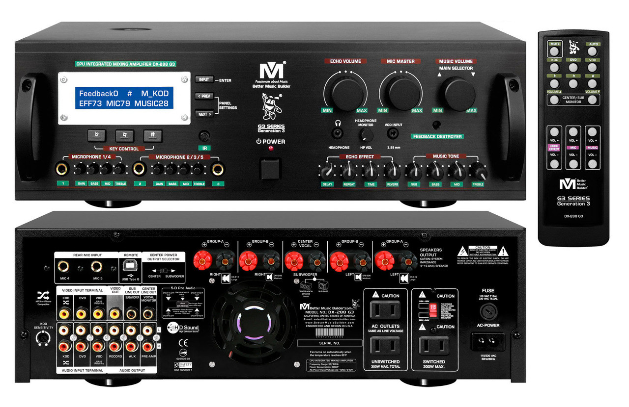 speaker mixer amplifier