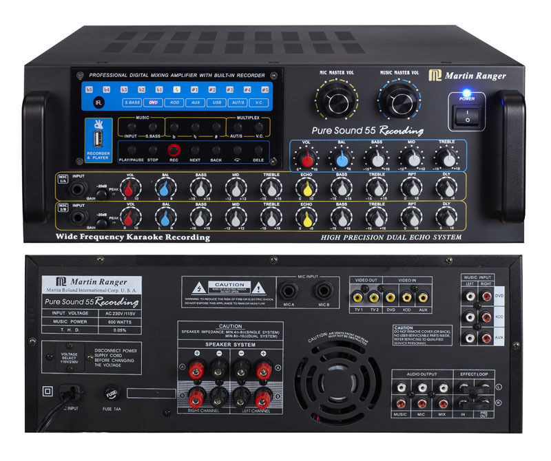 karaoke mixer amplifier speakers