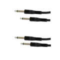 Phono calbe CW1, 6ft 1/4" phono plug to 1/4" phono plug, for wireless mic x 2