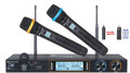 Martin Ranger U-6800R 2 Channels UHF Wireless Microphone with Plug-in USB Recharging Lithium Battery