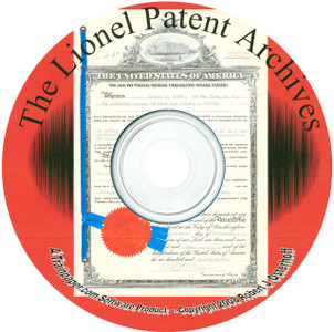 The Lionel Patent Archives CD - The Companion To Inside The Lionel Trains Fun Factory 