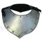 Large, silver gorget,  front view.