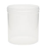 16 oz Natural Plastic Jar REGULAR WALL 16-89-NPPC