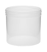 12 oz Natural Plastic Jar REGULAR WALL 12-89-NPPC