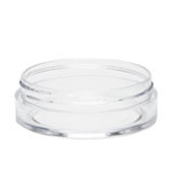 1 oz Clear Plastic Jar THICK WALL 1-70-TW-CPS