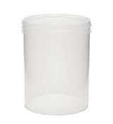 8 oz Natural Plastic Jar REGULAR WALL 8-70-NPPC
