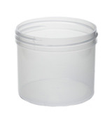 4 oz Natural Plastic Jar REGULAR WALL 4-70-NPPC