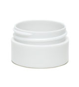 1/2 oz White Plastic Jar THICK WALL 1/2-43-TW-WPP