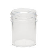1/2 oz Natural Plastic Jar REGULAR WALL 1/2-33-NPPC