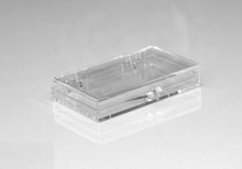 Clear Plastic Hinged Lid Box - 2" x 1-1/8" x 1/4"