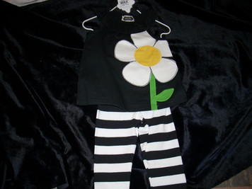 Flower Tunic & Legging Set 6-9 mo