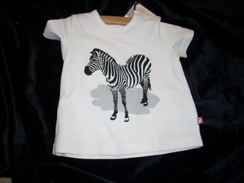 White Zebra T Shirt 6mo