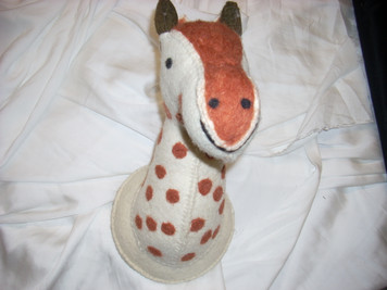 Felt Wall Mount Safari Giraffe