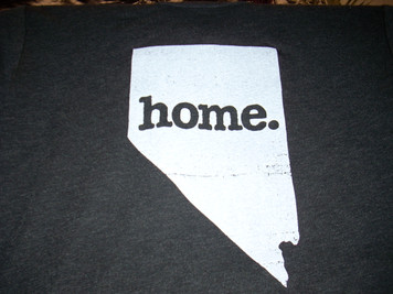 Adult Nevada Home T Shirt Black