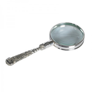 Rococo Magnifier Silver