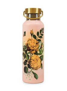 Papaya Wander Bottle Yellow Roses