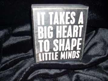 Box Sign Teacher