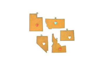 I Heart Nevada Ornament