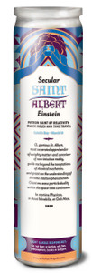 Secular Saint Candle Albert Einstein