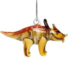 Glassdelight Ornament Triceratops