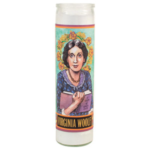 Secular Saints Candle Virginia Woolf